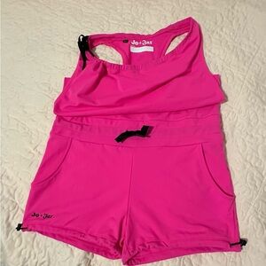 Jo + Jax Hot Pink Romper